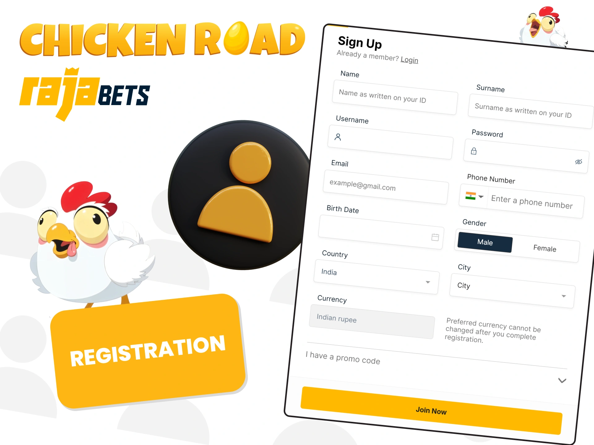 Find out how to register on RajaBets.