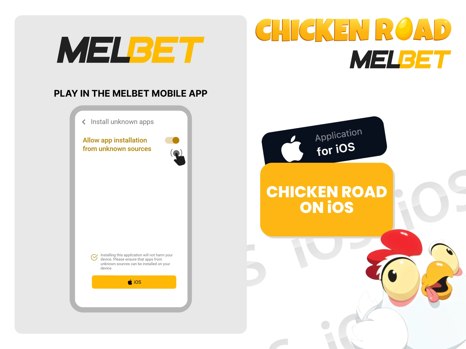 Easy steps to download Melbet on your iOS device.