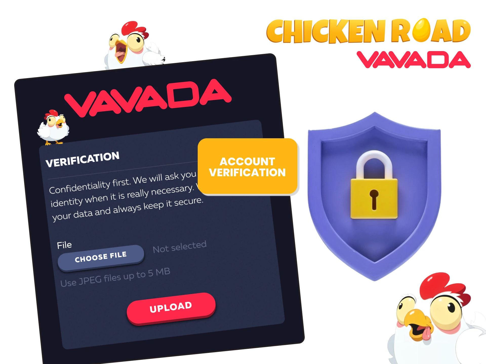 Simple account verification on Vavada.