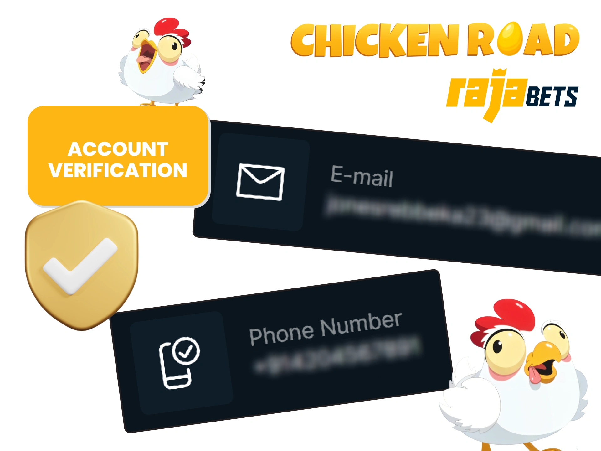 To access the Chicken Road game, you need to verify your RajaBets account.